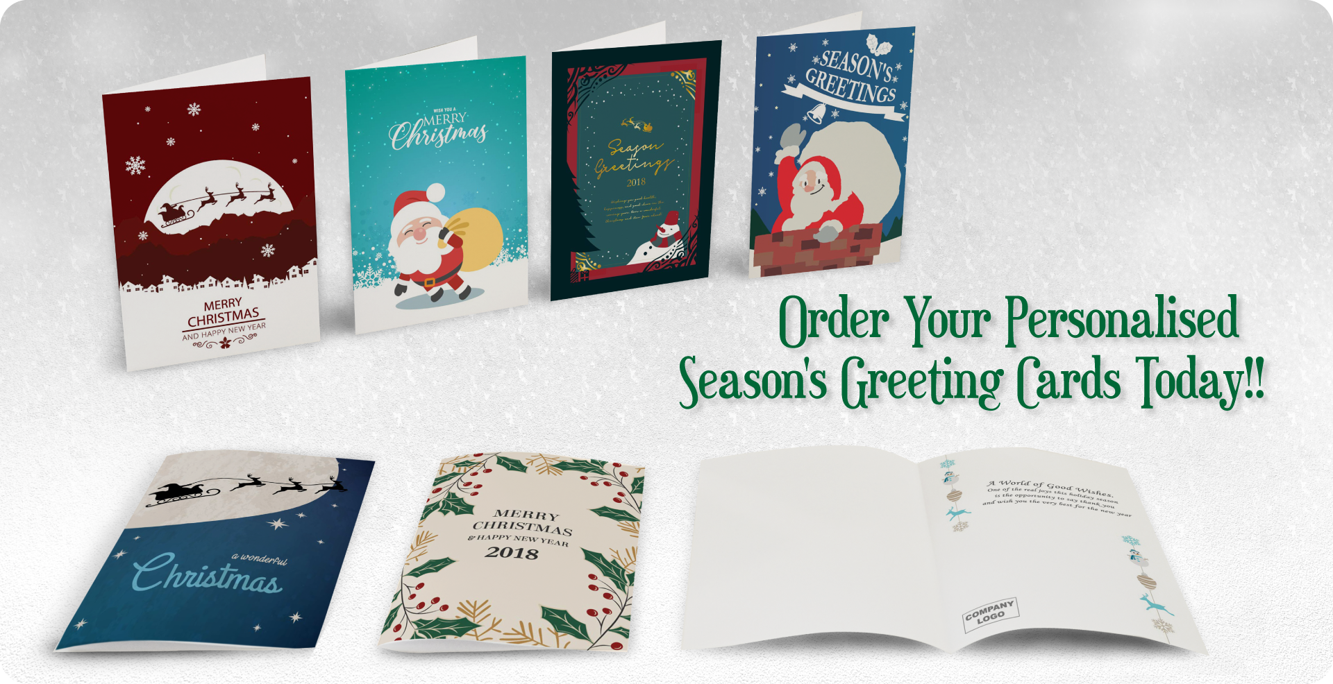 Order Your Personalised Season's Greeting Cards Today!!